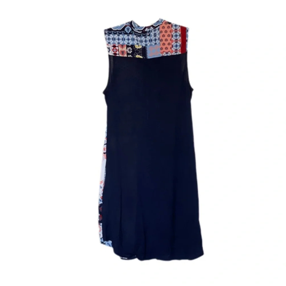New York & Company Paisley Print Sleeveless Dress With Pockets Women’s Medium - Picture 2 of 12
